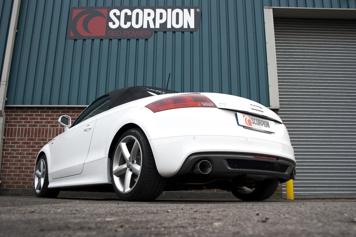 Scorpion Exhausts Cat-Back - Audi TT MK2 2.0 TFSi 2WD Only 2006-2014