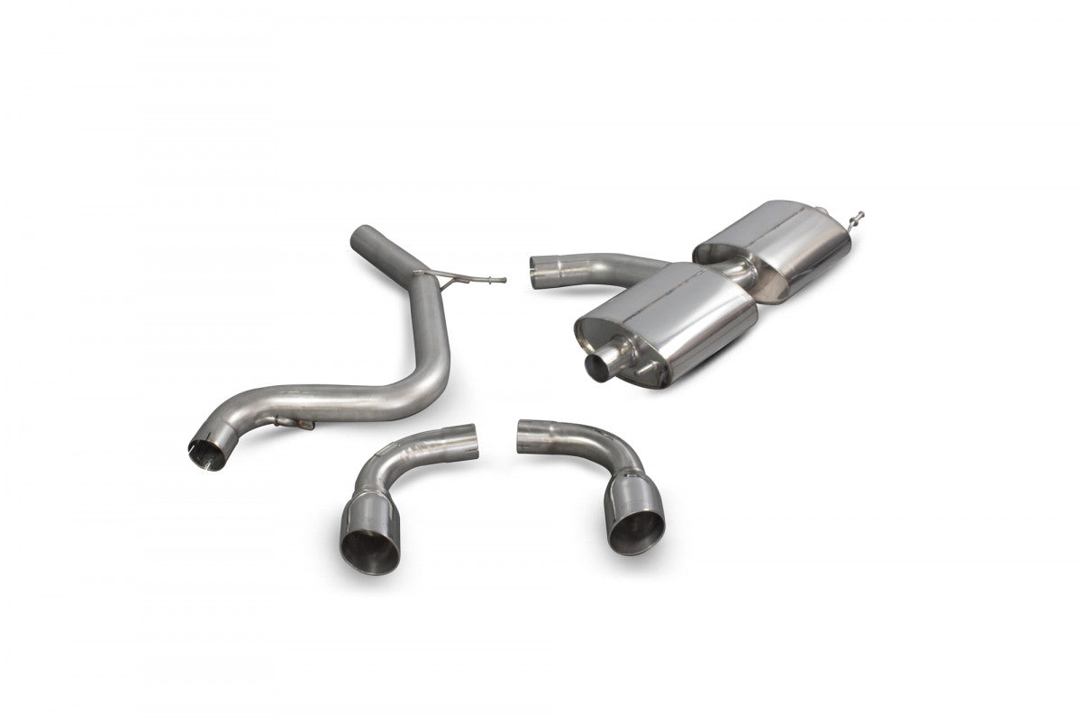 Scorpion Exhausts Cat-Back - Audi TT MK2 2.0 TFSi 2WD Only 2006-2014