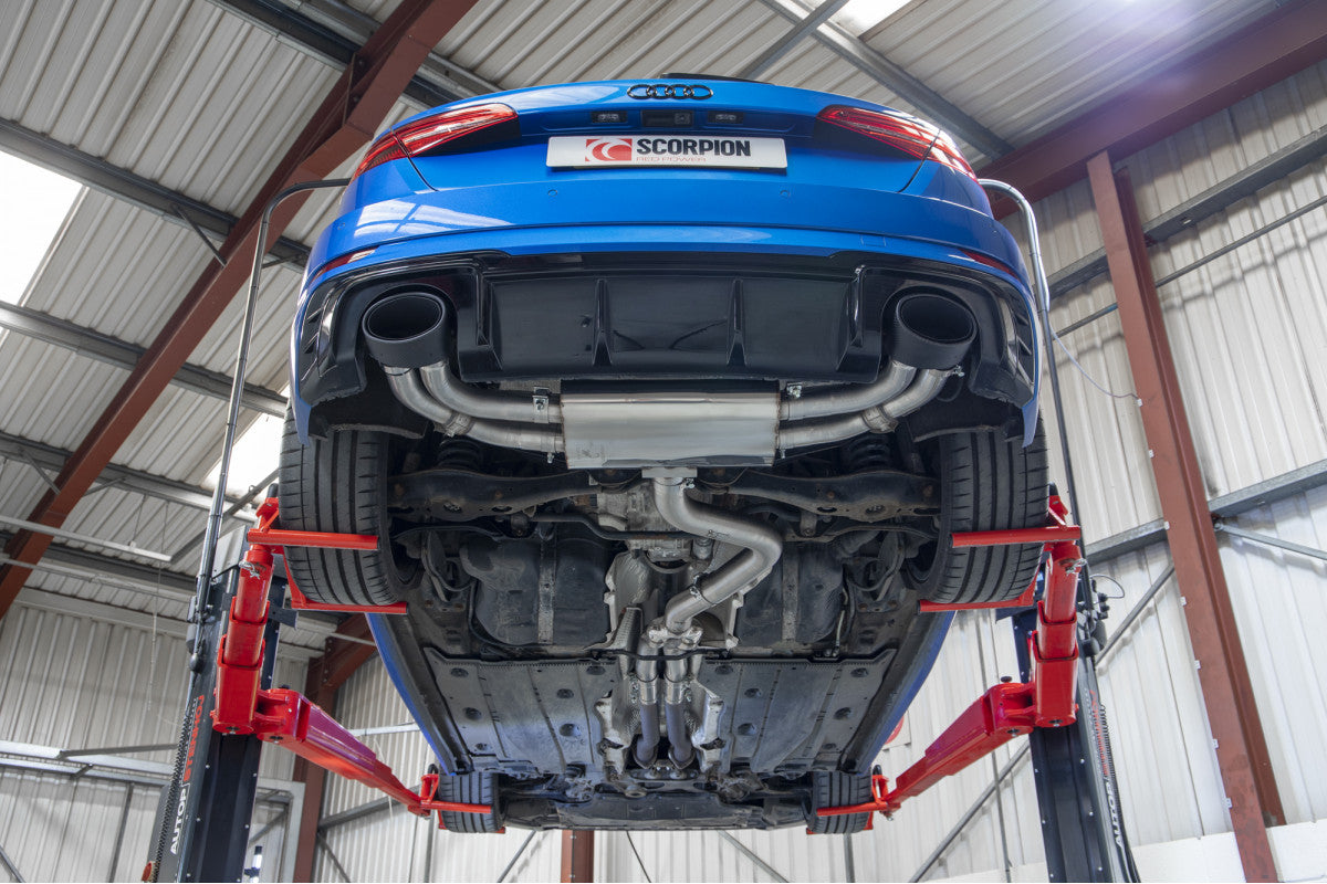 Scorpion Exhausts Cat/GPF-Back - Audi RS3 8V Sportback 17-18 Facelift Non-GPF Model 2017-2018