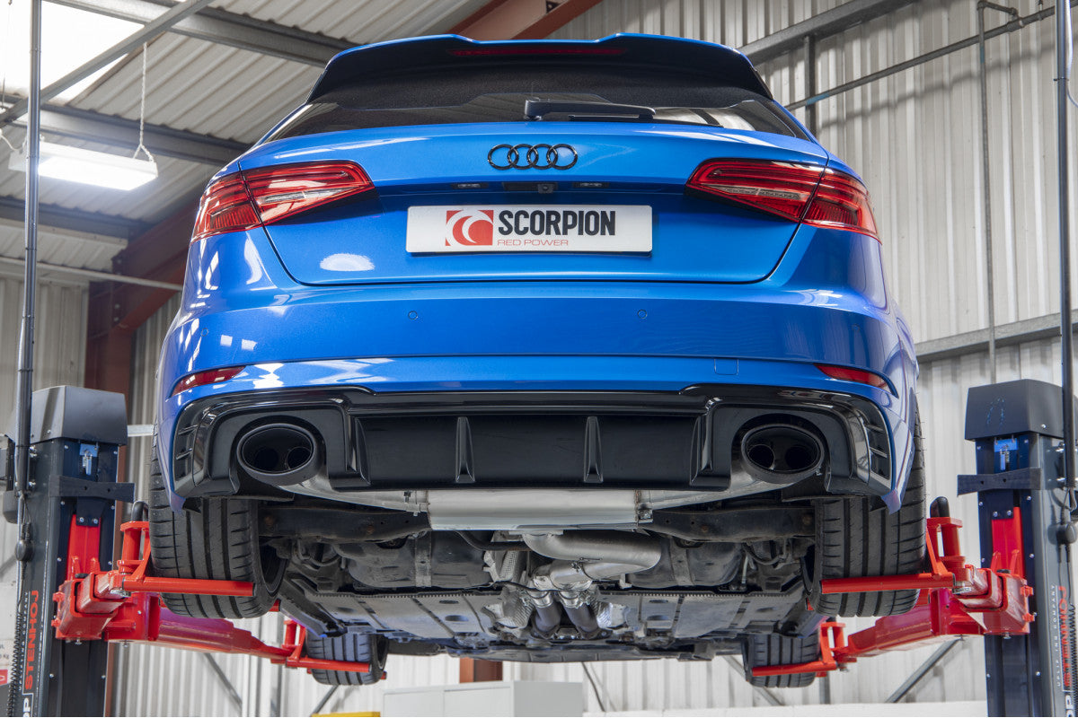 Scorpion Exhausts Cat/GPF-Back - Audi RS3 8V Sportback 17-18 Facelift Non-GPF Model 2017-2018