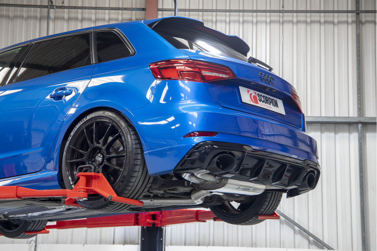 Scorpion Exhausts Cat/GPF-Back - Audi RS3 8V Sportback 19-20 Facelift GPF Model 2019-2020