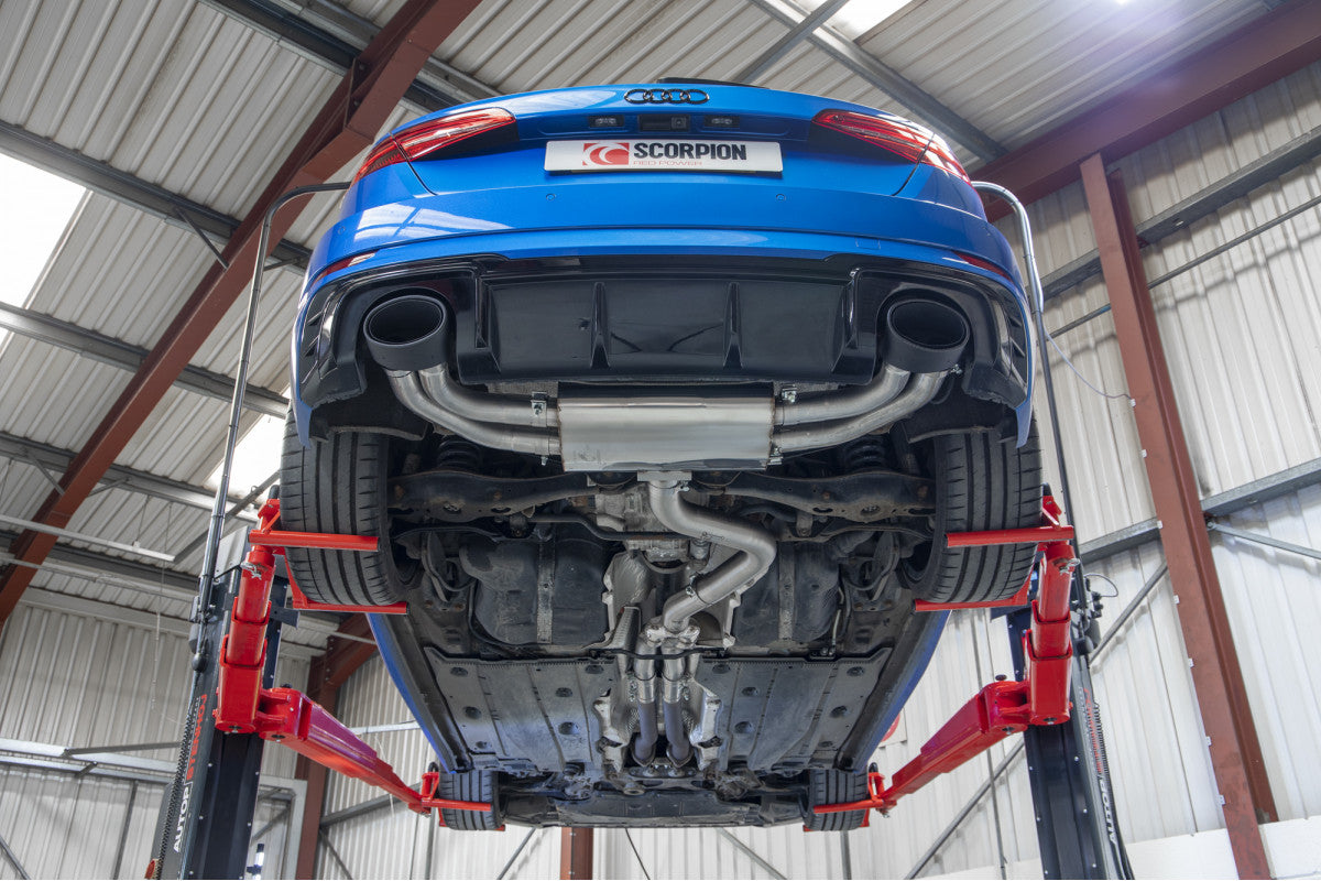 Scorpion Exhausts Cat/GPF-Back - Audi RS3 8V Sportback 17-18 Facelift Non-GPF Model 2017-2018