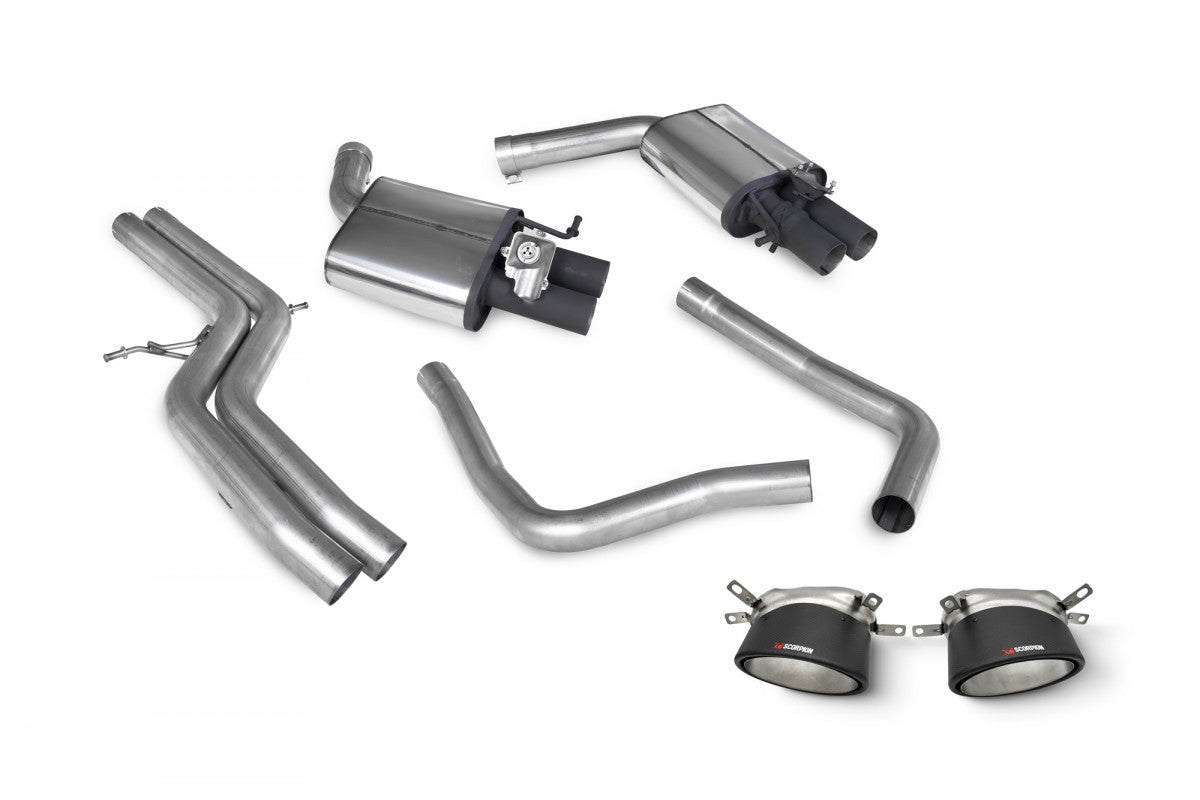 Scorpion Exhausts Half System - Audi RS6 C7 4.0 TFSI Biturbo Quattro 2013-2018