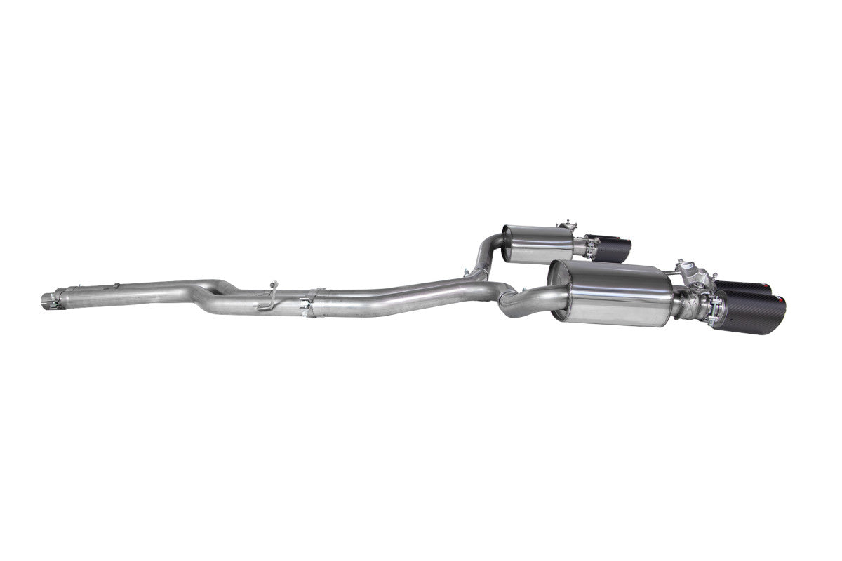 Scorpion Exhausts Half System - Audi S4 B9 Quattro Avant Incl. Saloon & Sedan Non-Sports Diff & Non-GPF Model 2017-2019