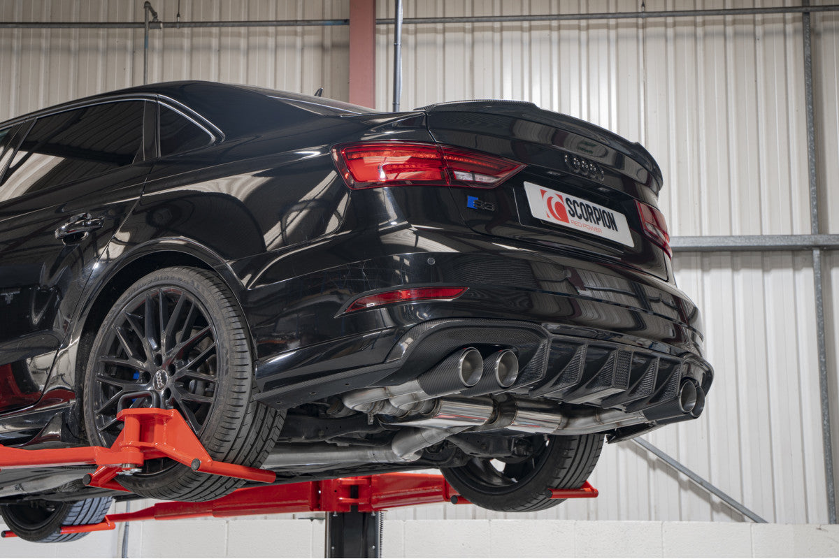 Scorpion Exhausts Cat/GPF-Back - Audi S3 2.0T 8V (Saloon) PFL 2013-2016