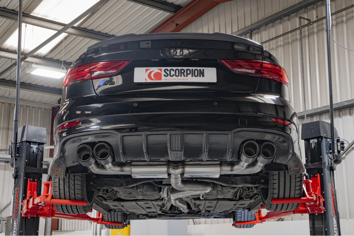 Scorpion Exhausts Cat/GPF-Back - Audi S3 2.0T 8V (Saloon) Facelift GPF Model 2019-2020