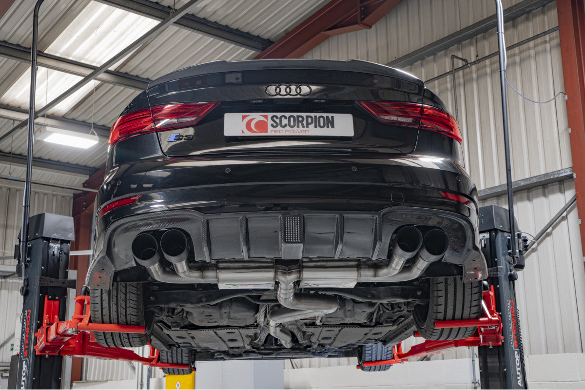 Scorpion Exhausts Cat/GPF-Back - Audi S3 2.0T 8V (Saloon) PFL 2013-2016