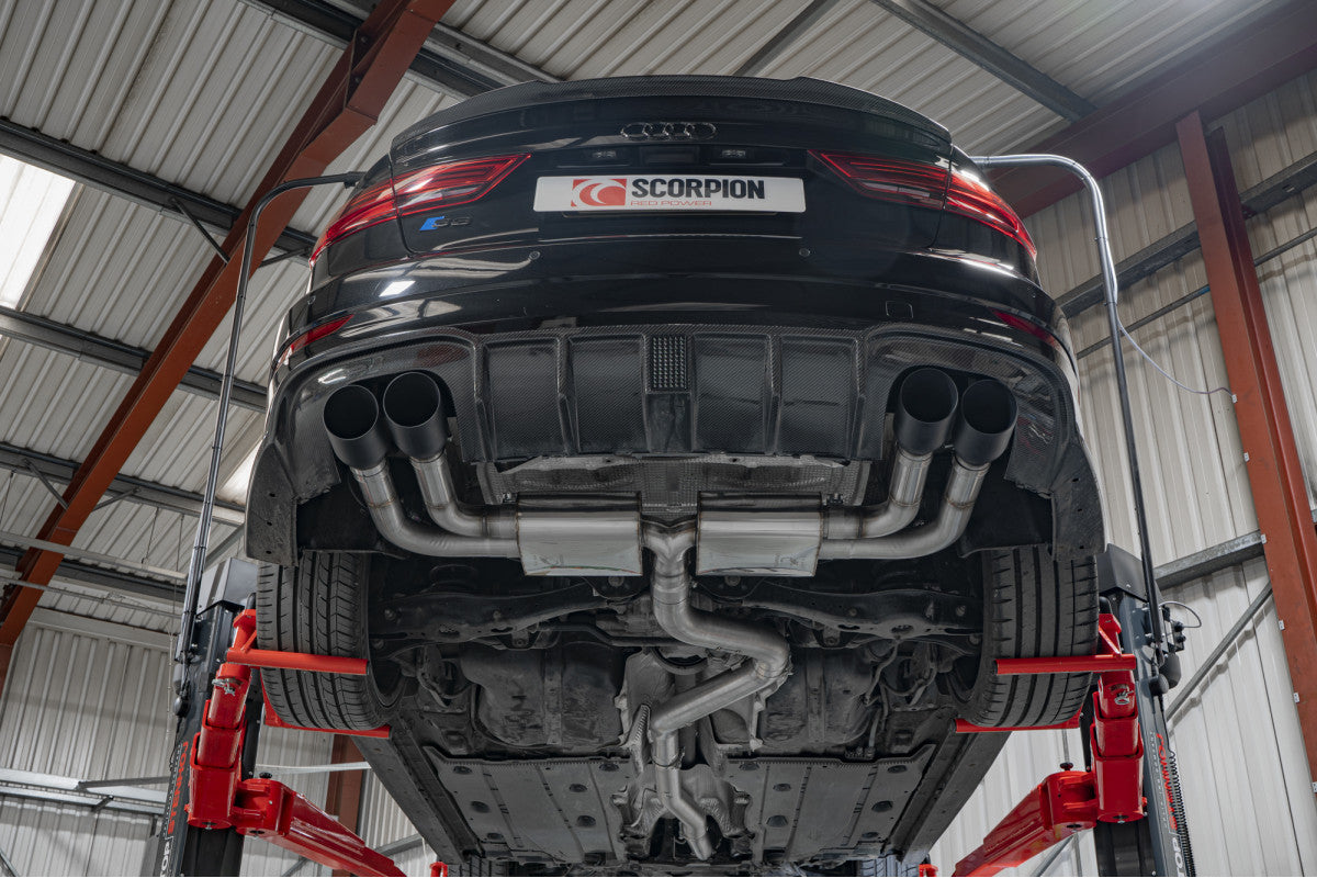 Scorpion Exhausts Cat/GPF-Back - Audi S3 2.0T 8V (Saloon) Facelift Non-GPF Model 2016-2018