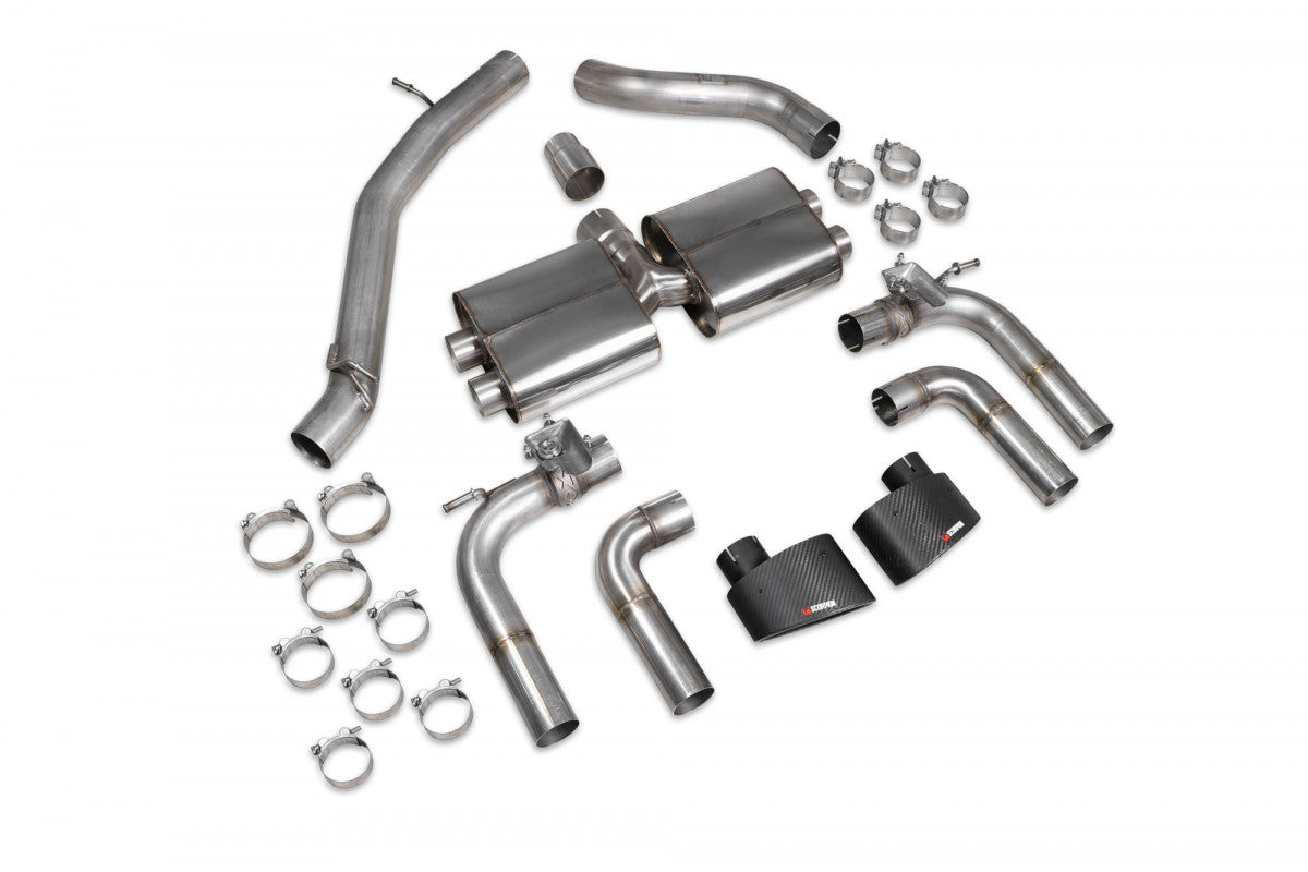 Scorpion Exhausts Cat/GPF-Back - Audi S3 2.0T 8V (Saloon) Facelift Non-GPF Model 2016-2018