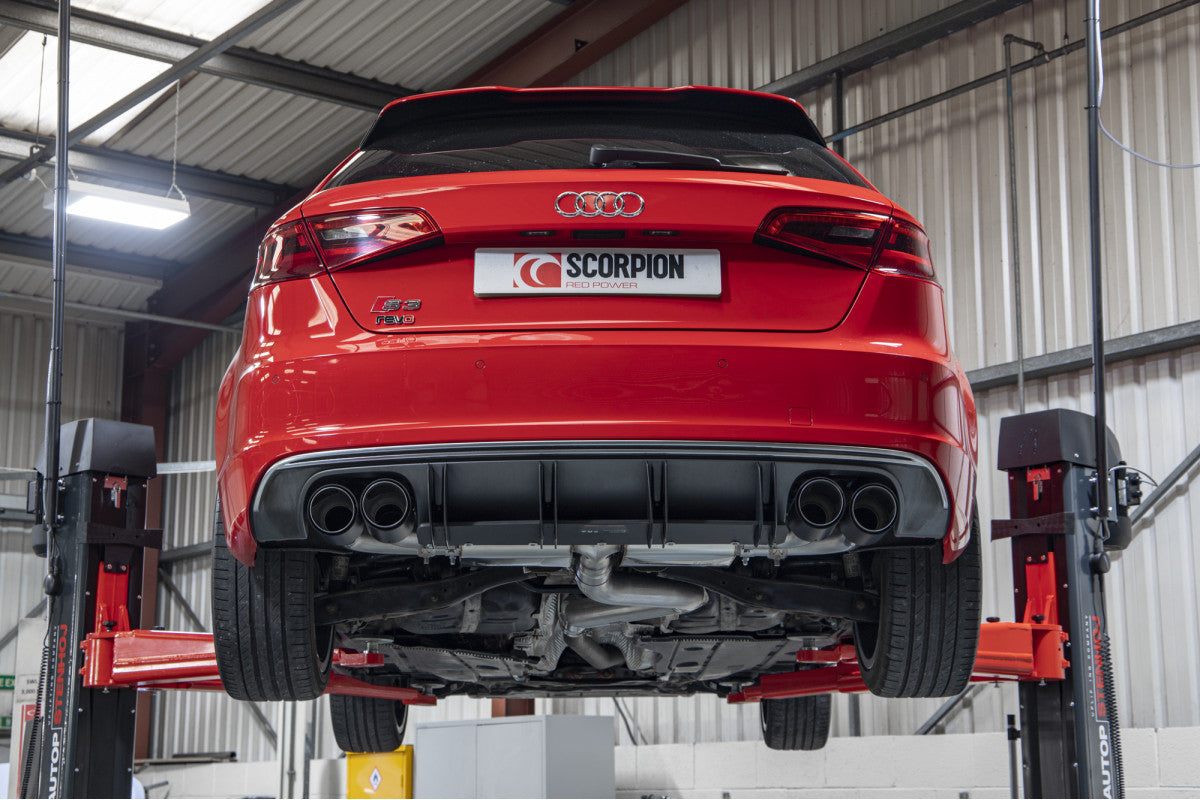 Scorpion Exhausts Cat/GPF-Back - Audi S3 2.0T 8V (3 Door & Sportback) PFL 2013-2016