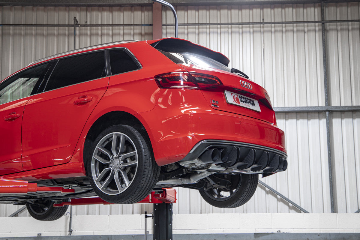 Scorpion Exhausts Cat/GPF-Back - Audi S3 2.0T 8V (3 Door & Sportback) Facelift GPF Model 2019-2020