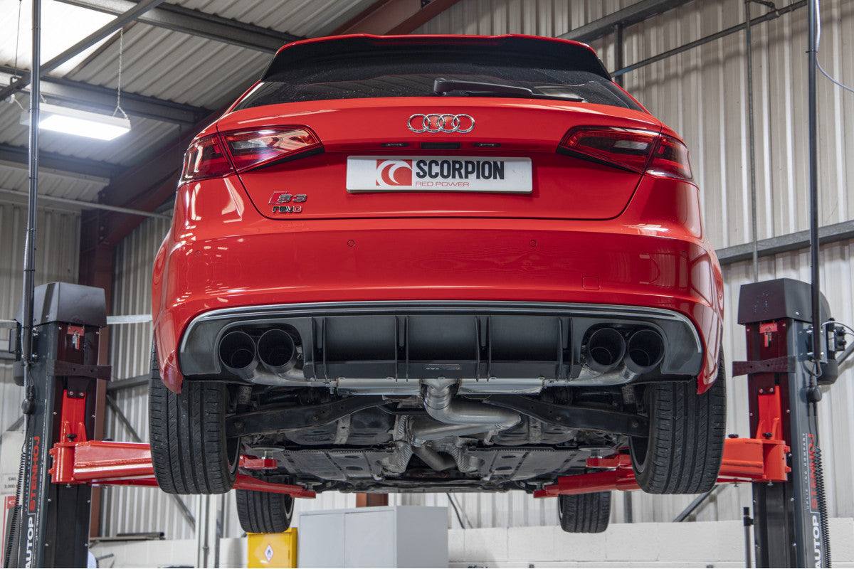 Scorpion Exhausts Cat/GPF-Back - Audi S3 2.0T 8V (3 Door & Sportback) PFL 2013-2016