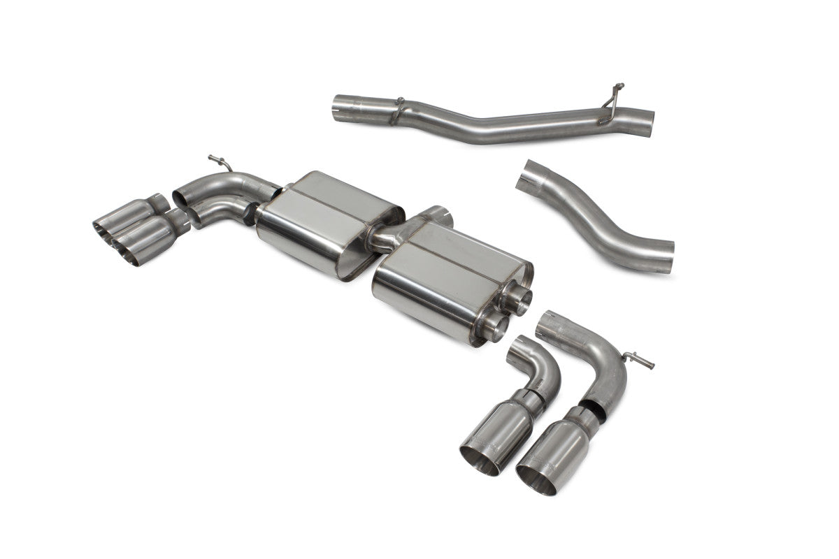 Scorpion Exhausts Cat/GPF-Back - Audi S3 2.0T 8V (3 Door & Sportback) Facelift Non-GPF Model 2016-2018