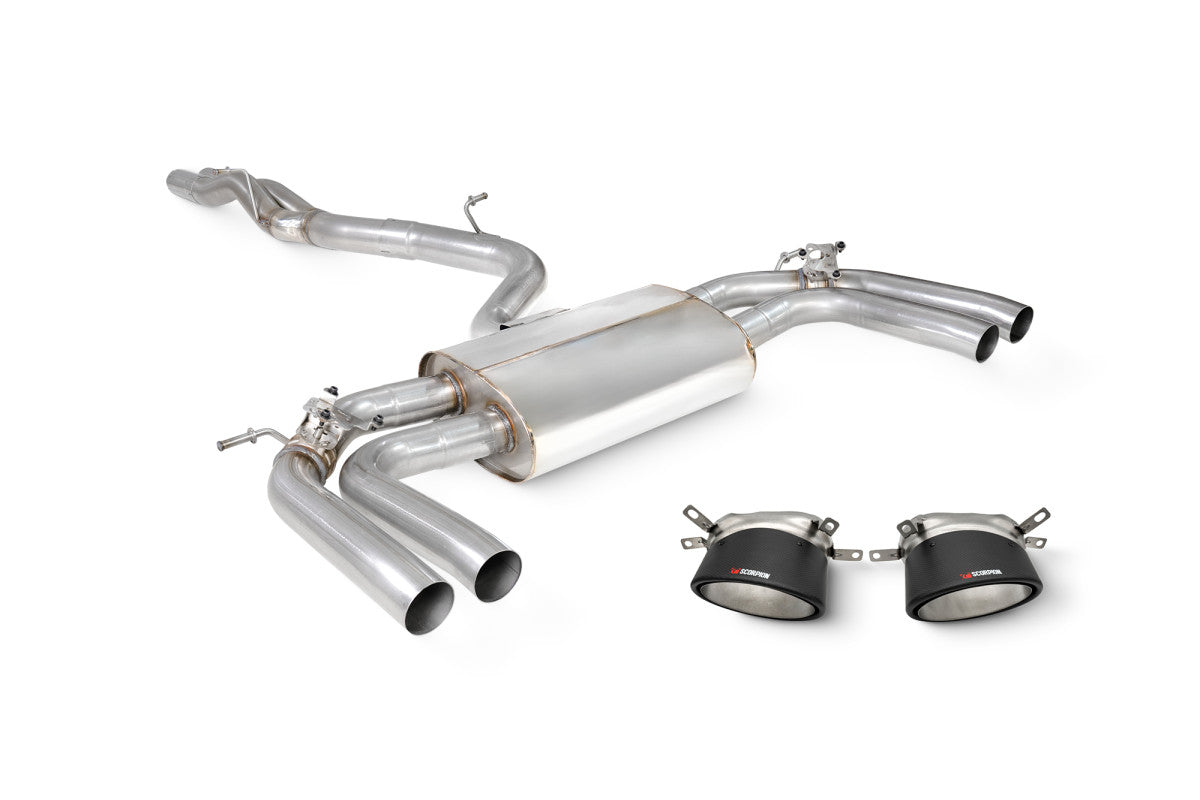 Scorpion Exhausts Cat/GPF-Back - Audi RS3 8Y Saloon / Sedan 21-Current GPF Model 2021-2025