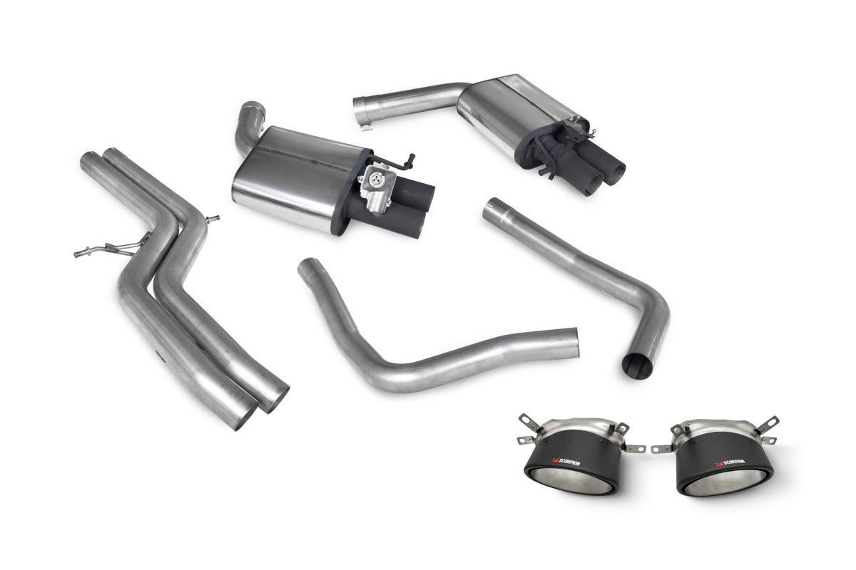 Scorpion Exhausts Half System - Audi RS7 C7 4.0 TFSI Biturbo Quattro 2013-2018