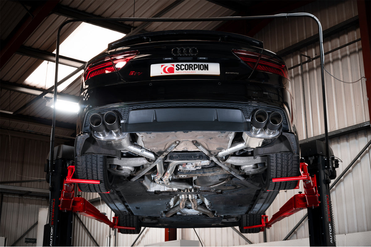 Scorpion Exhausts Half System - Audi S7 C7 4.0 TFSI Biturbo Quattro 2012-2018