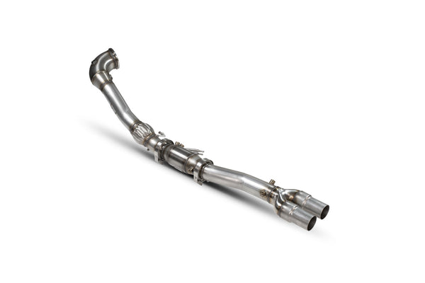 Scorpion 4" Downpipe With Sports Catalyst (removes GPF) - Audi RSQ3 (F3) (2019–2025)