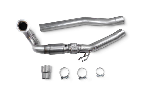 Scorpion 3.15" Downpipe With High Flow Sports Catalyst - VAG Audi S3 8Y Sportback & Saloon, VW Golf MK8 R, Non-GPF Models (2020–2025)