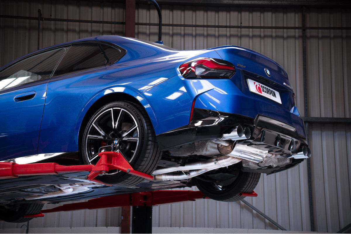 Scorpion Exhausts Cat/GPF-Back - BMW G42 M240i GPF Model 2021-2025