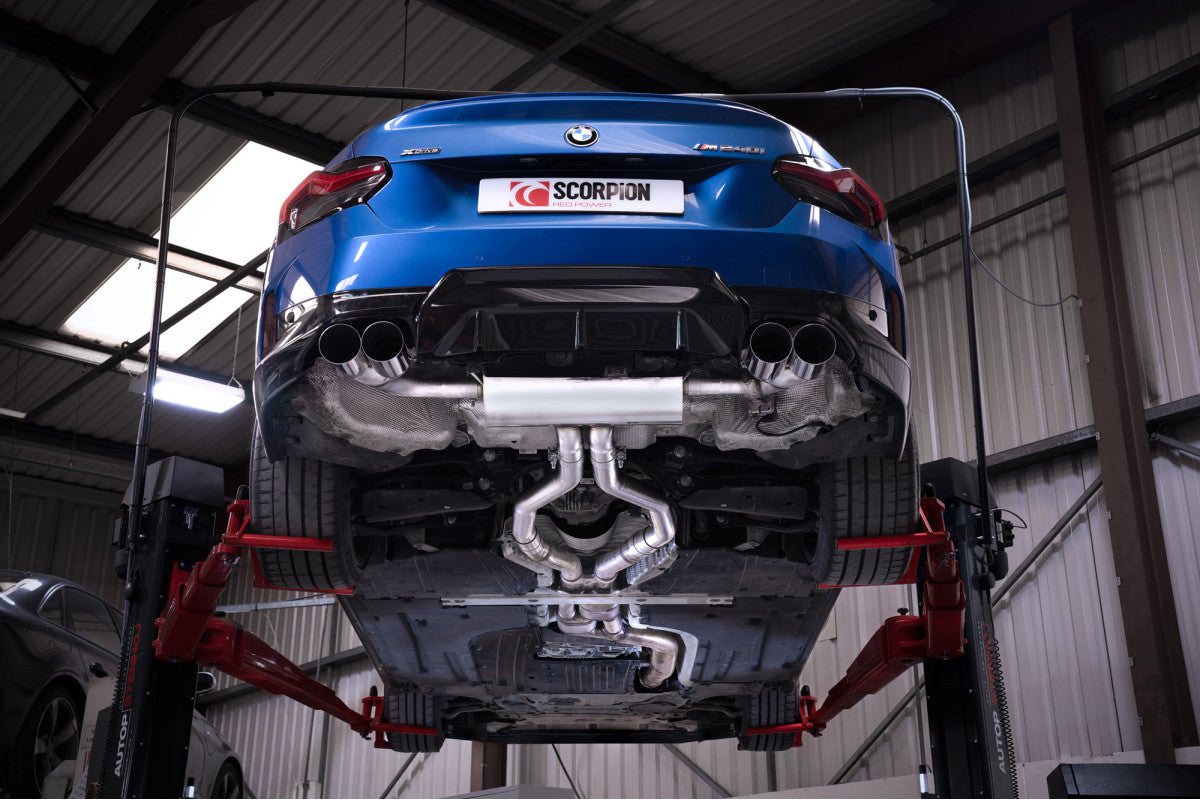 Scorpion Exhausts Cat/GPF-Back - BMW G42 M240i GPF Model 2021-2025