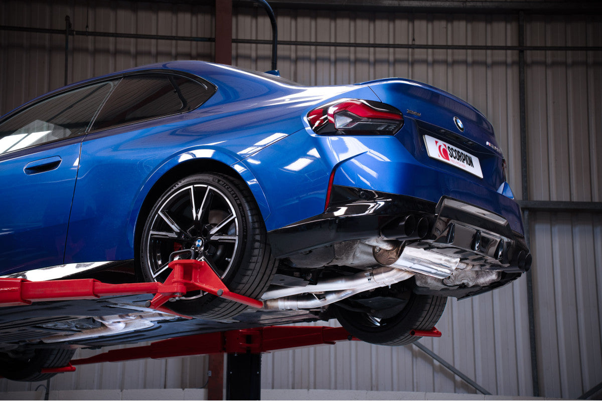 Scorpion Exhausts Cat/GPF-Back - BMW G42 M240i GPF Model 2021-2025