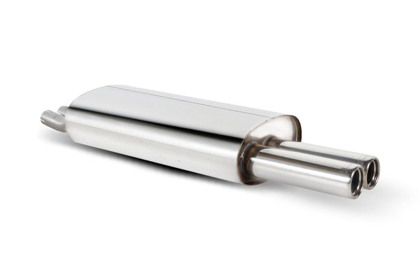 Scorpion 1.75" Rear Silencer Only / Lemans Tips - BMW E30 325 inc Cabrio & Touring (1985–1988)