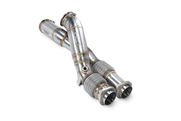 Scorpion 3.5" De-Cat Downpipes - BMW X3 M / X4 M, including Competition (2019–2021)