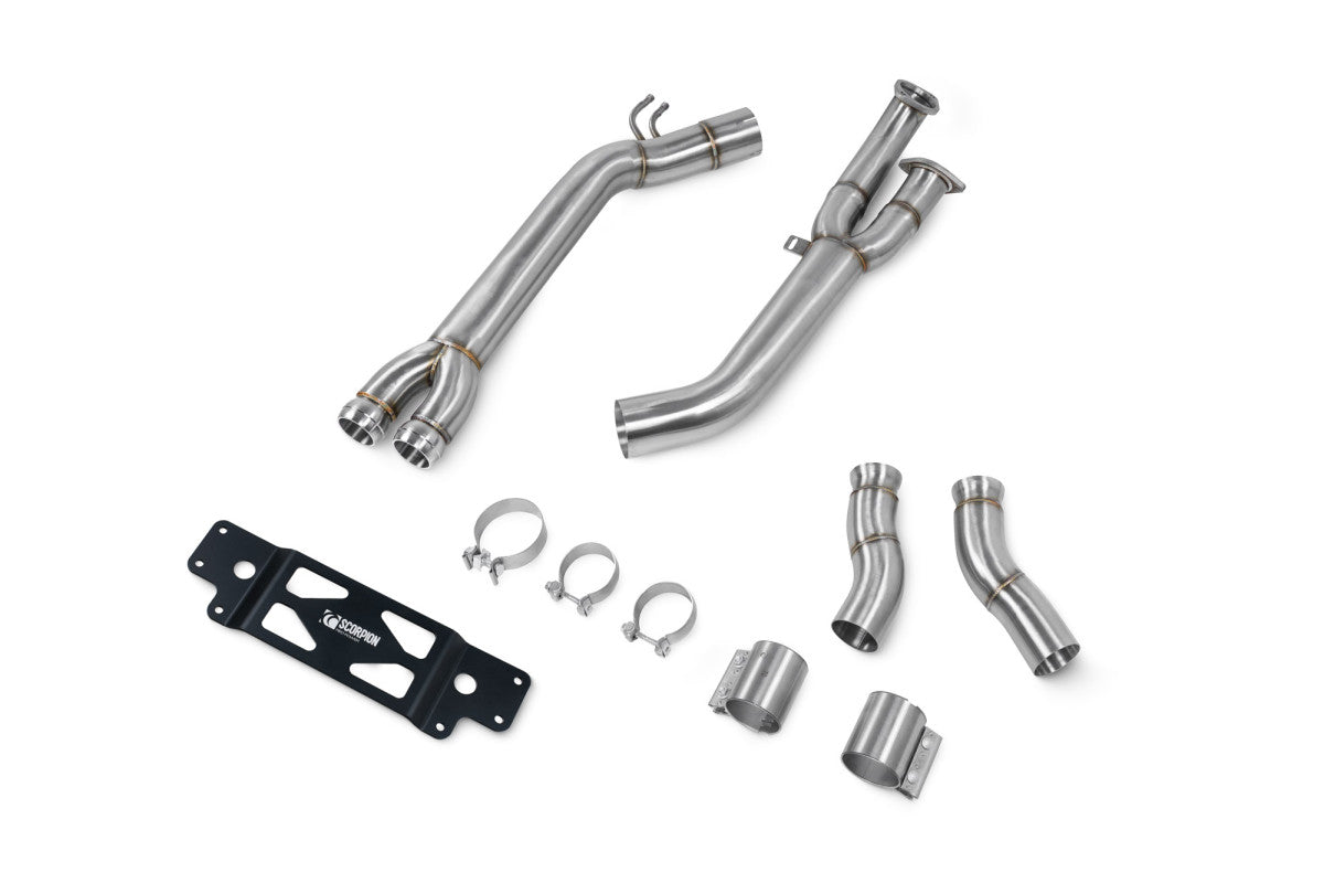 Scorpion Exhausts Single Mid-Pipe - BMW G87 M2 GPF Model 2022-2025
