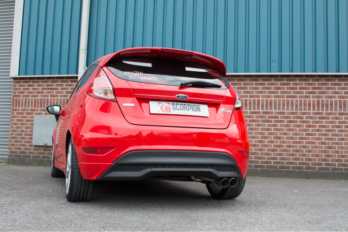 Scorpion Exhausts Cat-Back - Ford Mk7 Fiesta 1.0T EcoBoost (Zetec S Valance Fit) 2013-2017