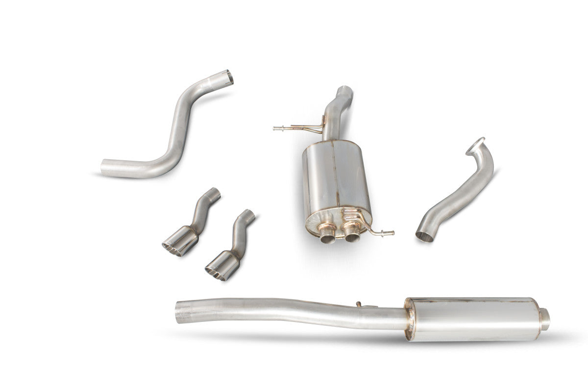 Scorpion Exhausts Cat-Back - Ford Mk7 Fiesta 1.0T EcoBoost (Zetec S Valance Fit) 2013-2017