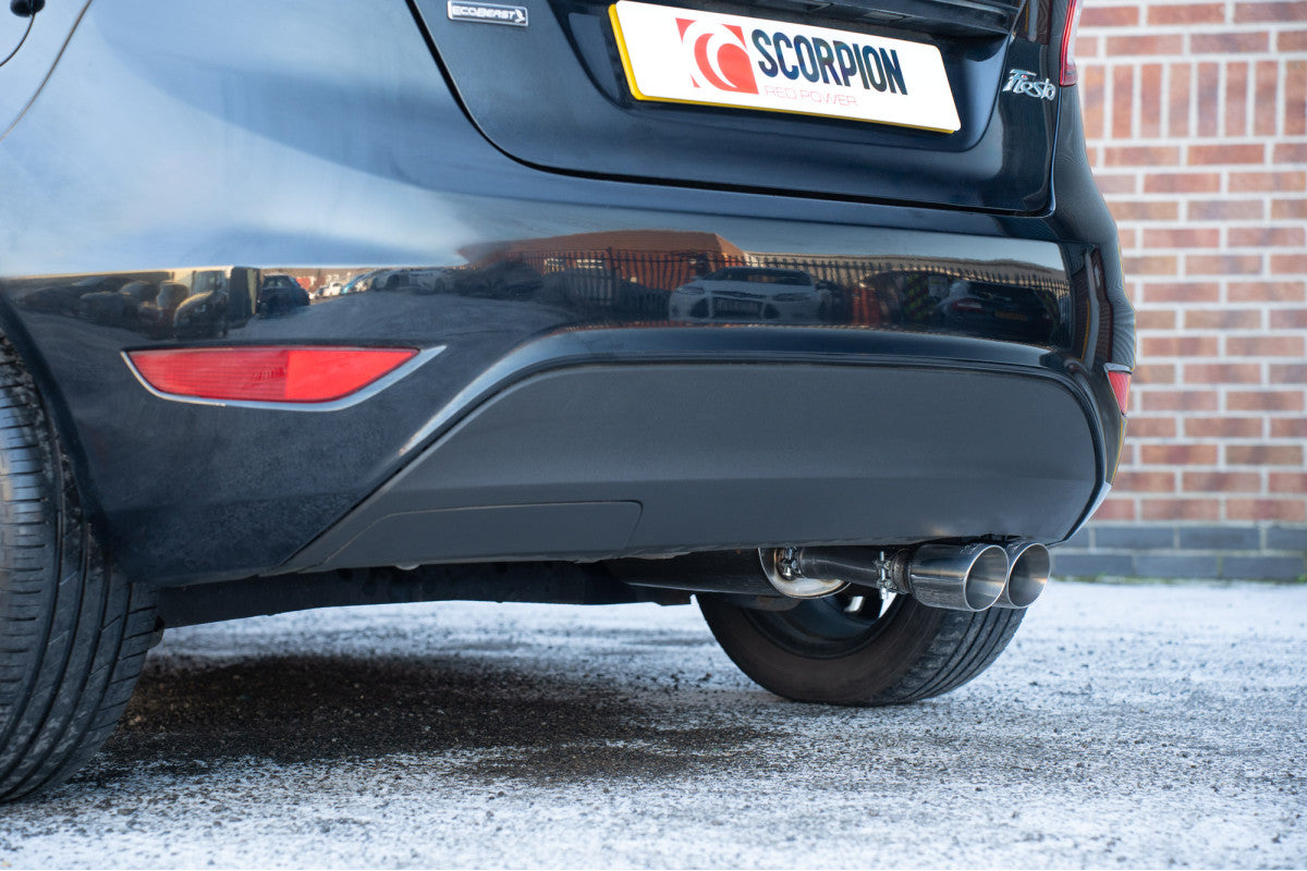 Scorpion Exhausts Cat-Back - Ford Mk7 Fiesta 1.0T EcoBoost (Standard Valance Fit) 2013-2017