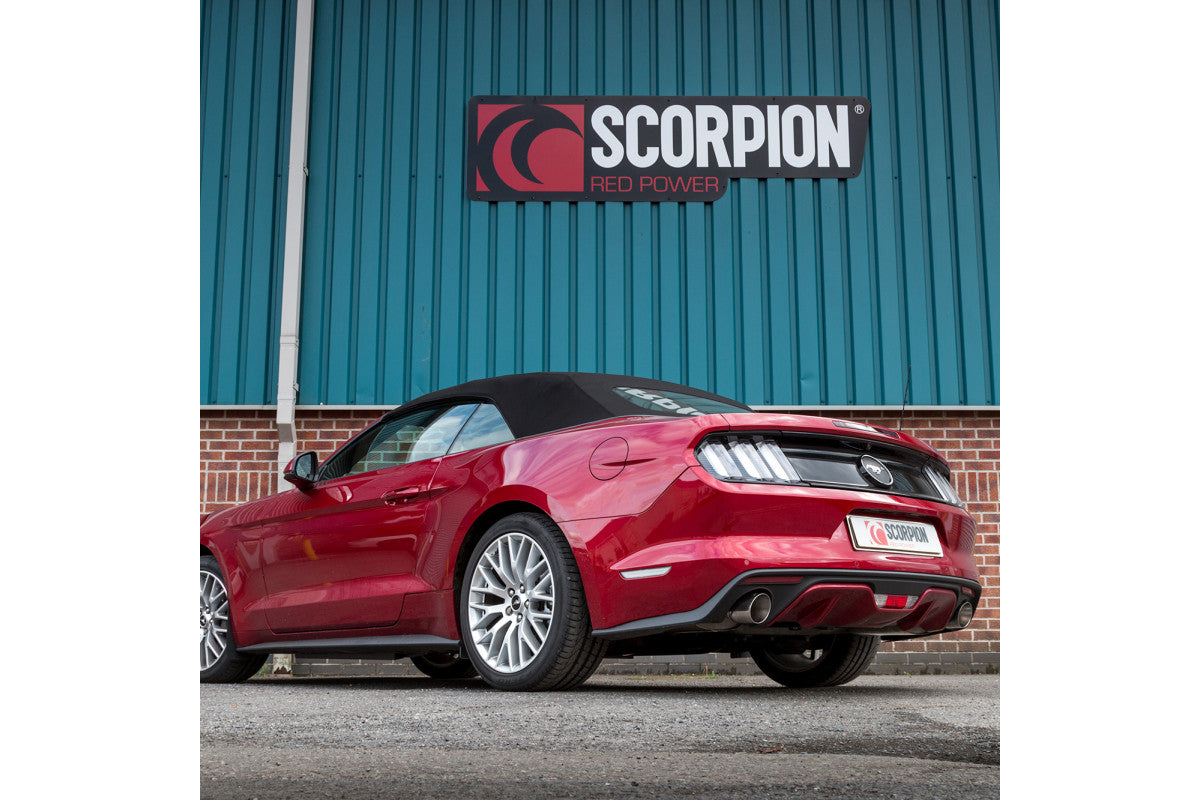 Scorpion Exhausts Cat-Back - Ford Mustang 2.3l Ecoboost PFL Non-GPF Model 2015-2018