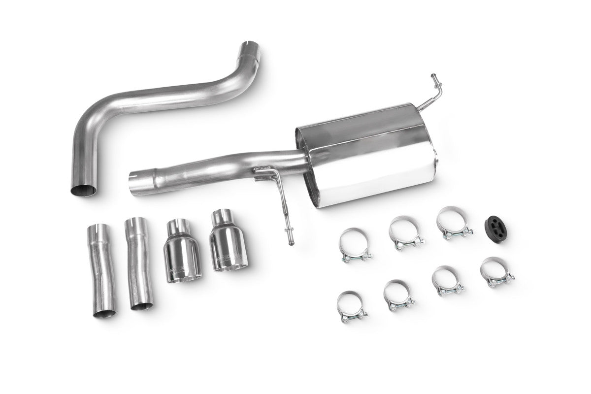 Scorpion Exhausts Rear Silencer - Ford Mk7 Fiesta 1.0T EcoBoost (Standard Valance Fit) 2013-2017