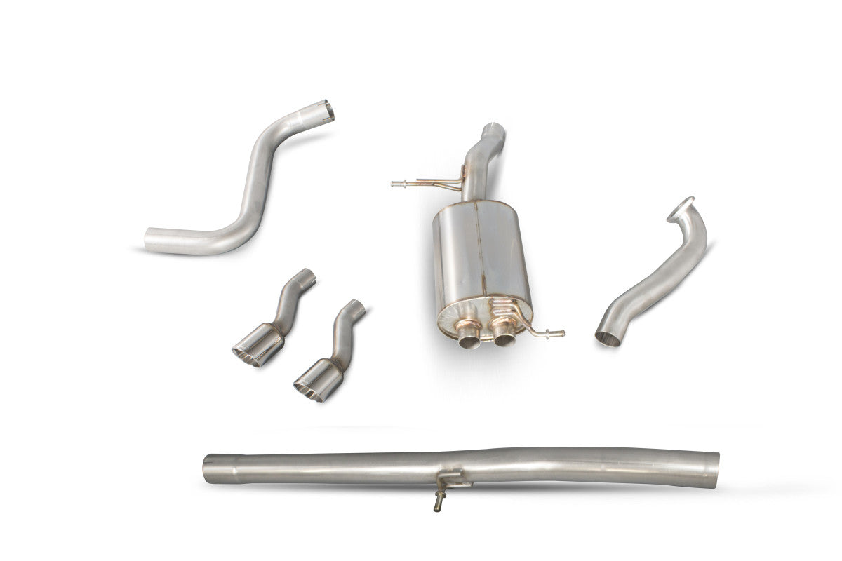 Scorpion Exhausts Cat-Back - Ford Mk7 Fiesta 1.0T EcoBoost (Zetec S Valance Fit) 2013-2017