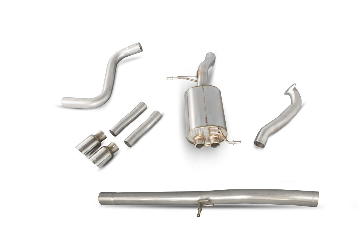 Scorpion Exhausts Cat-Back - Ford Mk7 Fiesta 1.0T EcoBoost (ST Rear Valance Fit) 2013-2017