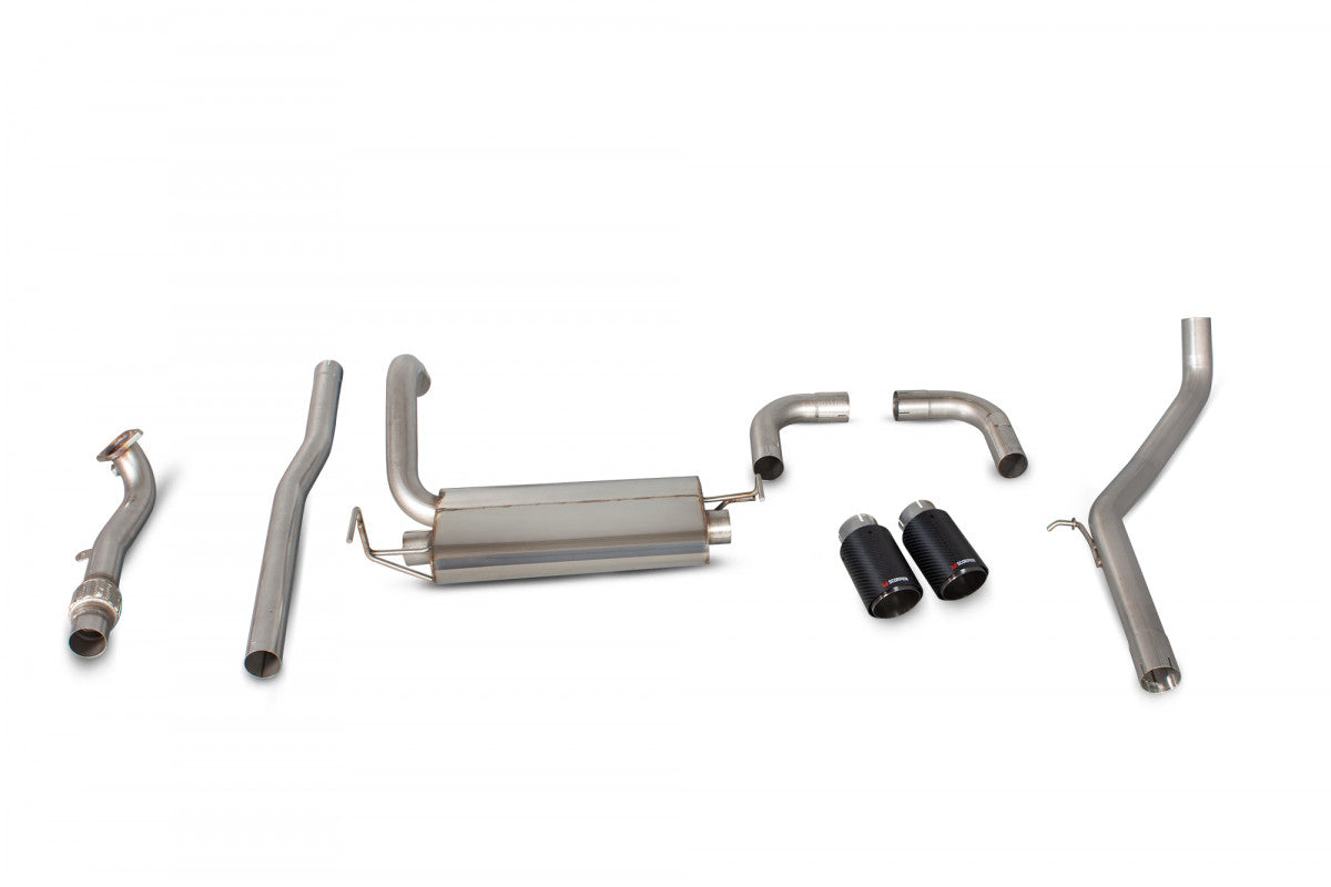 Scorpion Exhausts Cat-Back - Abarth 500/595 (IHI Turbo) 2008-2018