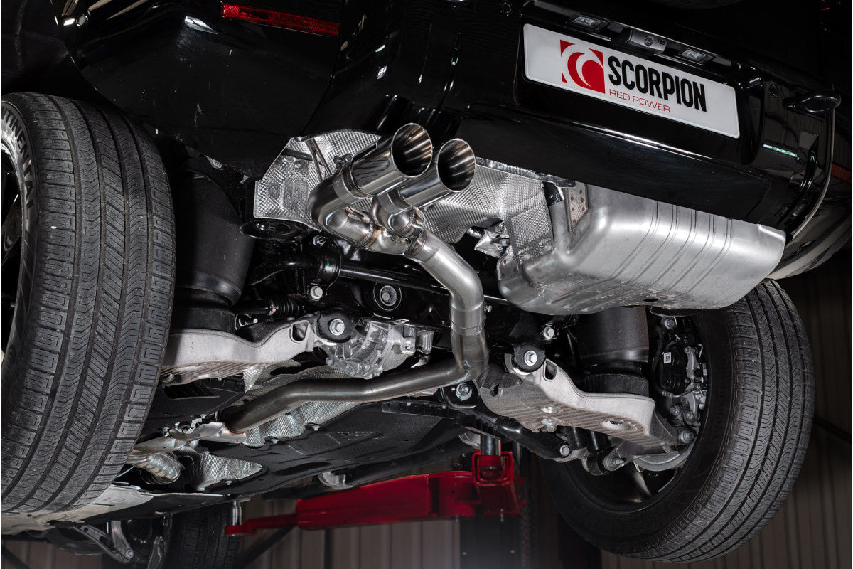Scorpion Exhausts Rear Silencer Delete - Land Rover Defender D200, D250, D300 & D350, 90, 110 & 130, 3.0 Diesel, 2020-Current 2020-2025
