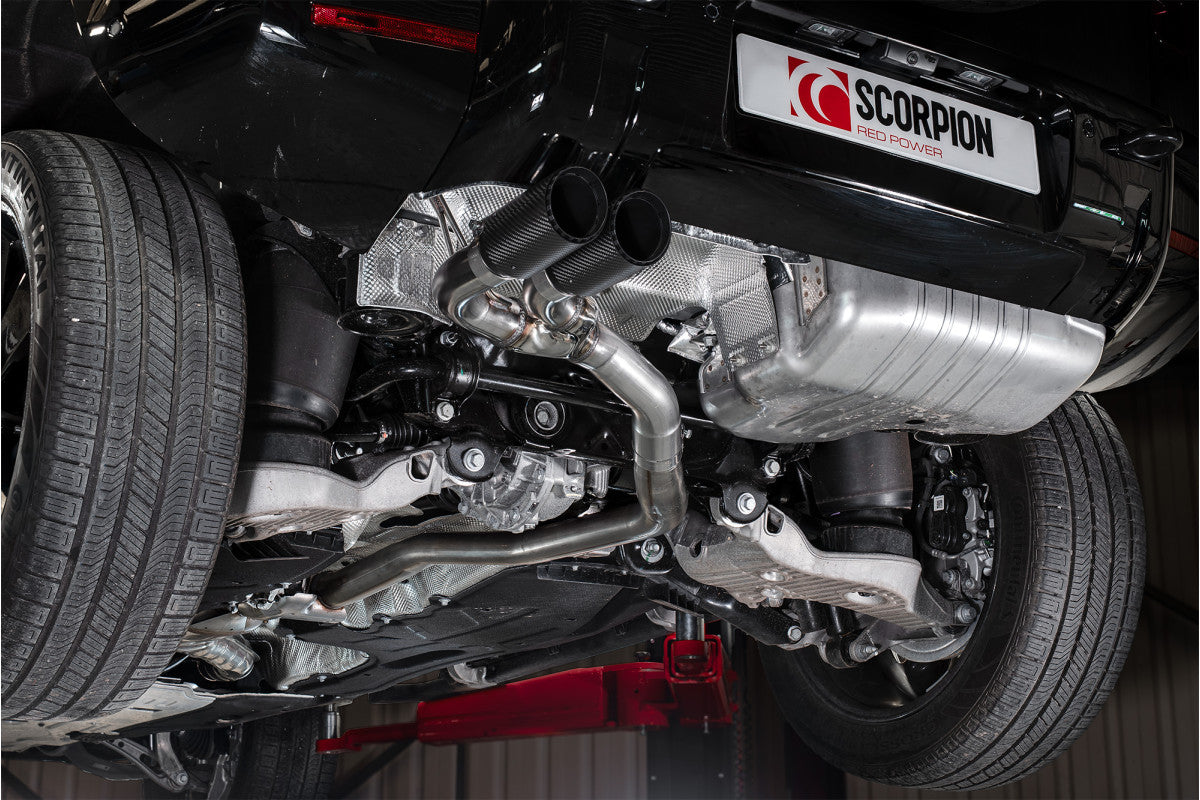 Scorpion Exhausts Rear Silencer Delete - Land Rover Defender D200, D250, D300 & D350, 90, 110 & 130, 3.0 Diesel, 2020-Current 2020-2025