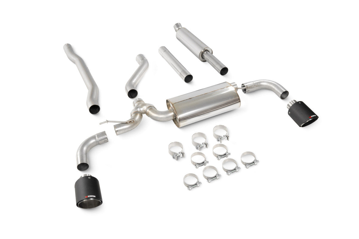 Scorpion Exhausts Cat-Back - Mini Clubman F54 Cooper S 15-18 Non-GPF Model (excl. JCW & All4) 2015-2018