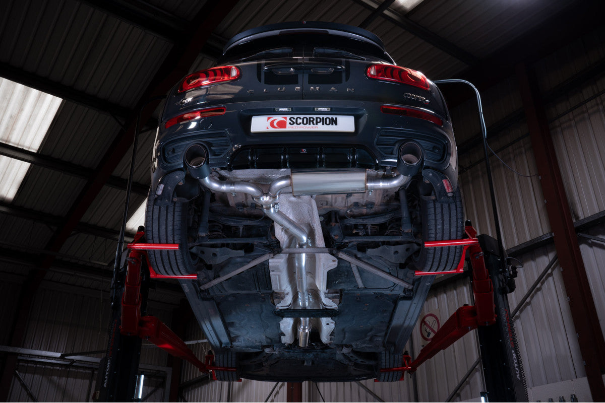Scorpion Exhausts Cat-Back - Mini Clubman F54 Cooper S 15-18 Non-GPF Model (excl. JCW & All4) 2015-2018