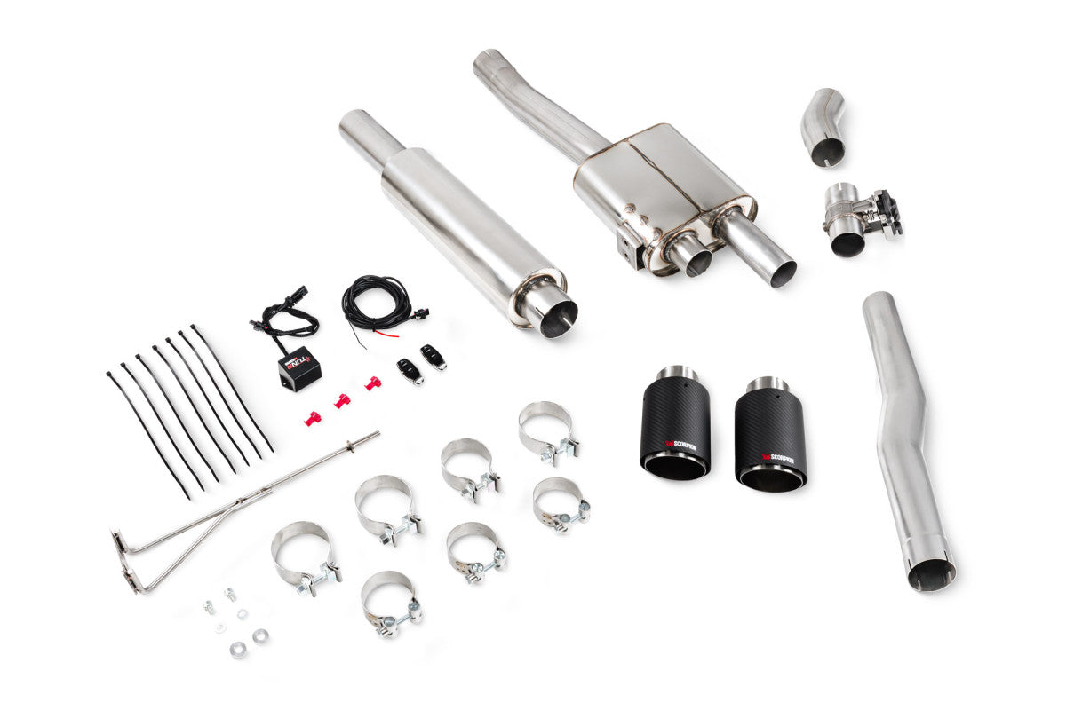 Scorpion Exhausts TunR Cat-Back - Mini Cooper S F56 (Inc JCW) Challenge & TunR (UK and EU Only) Non-GPF Model 2014-2018