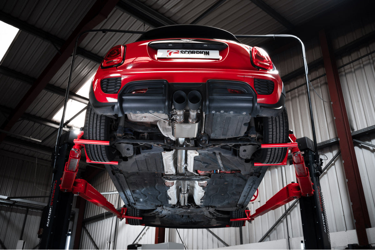 Scorpion Exhausts TunR Cat-Back - Mini Cooper S F56 (Inc JCW) Challenge & TunR (UK and EU Only) Non-GPF Model 2014-2018