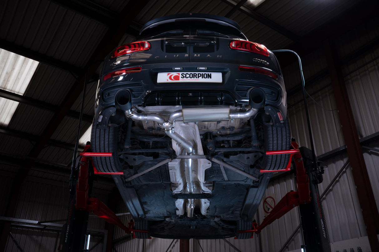 Scorpion Cat-Back Exhaust - Mini Clubman F54 Cooper S 15-18 Non GPF Models (2015–2018)