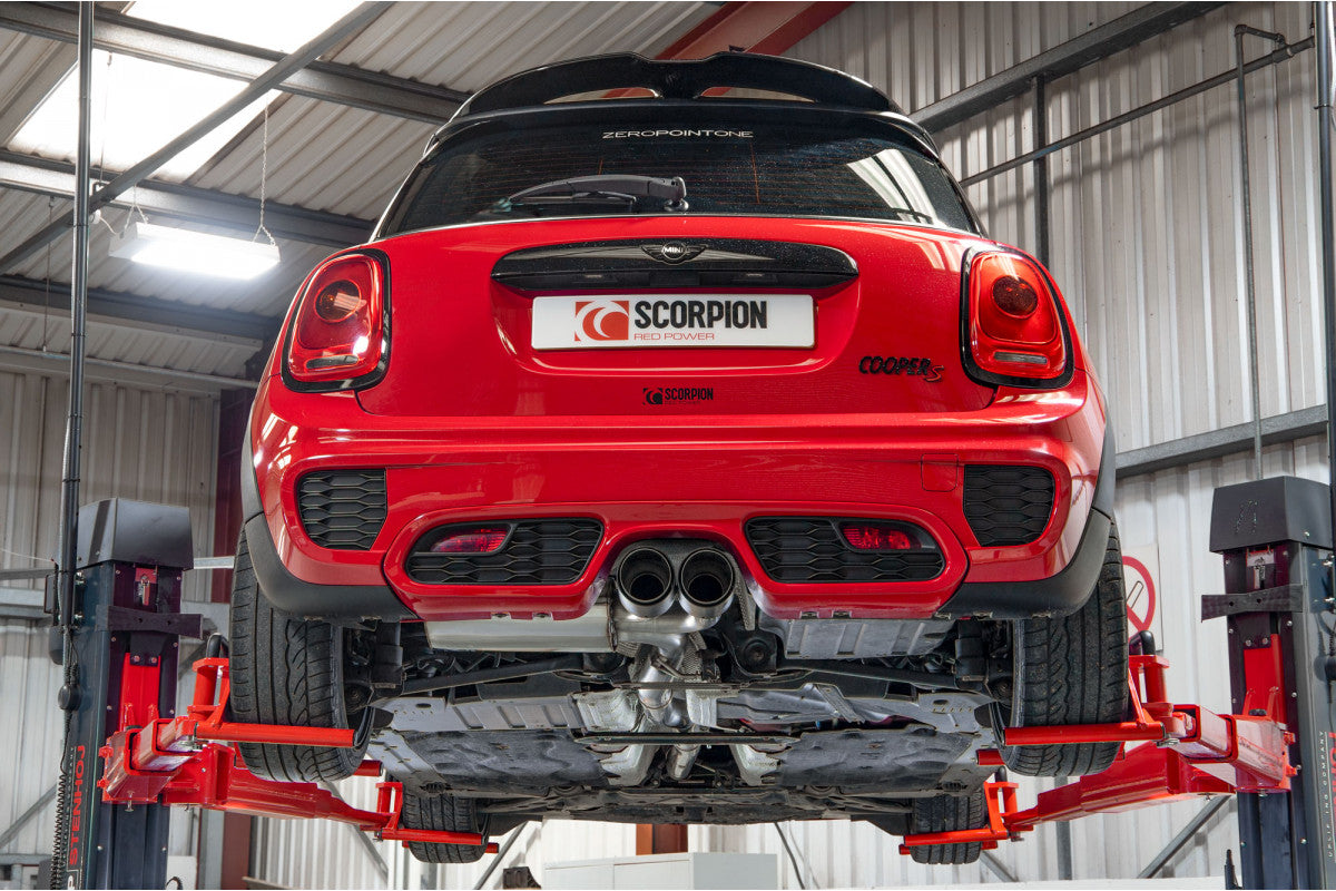 Scorpion Exhausts Cat-Back - Mini Cooper S F56 (Inc JCW) (UK and EU Only) Non-GPF Model 2014-2018