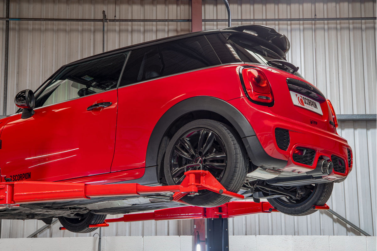 Scorpion Exhausts Cat-Back - Mini Cooper S F56 (Inc JCW) (UK and EU Only) Non-GPF Model 2014-2018