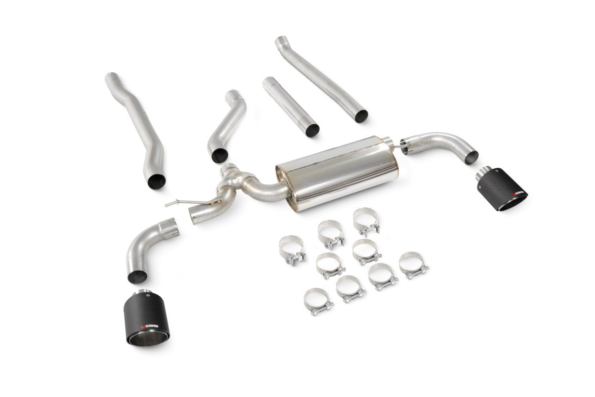 Scorpion Exhausts Cat-Back - Mini Clubman F54 Cooper S 15-18 Non-GPF Model (excl. JCW & All4) 2015-2018