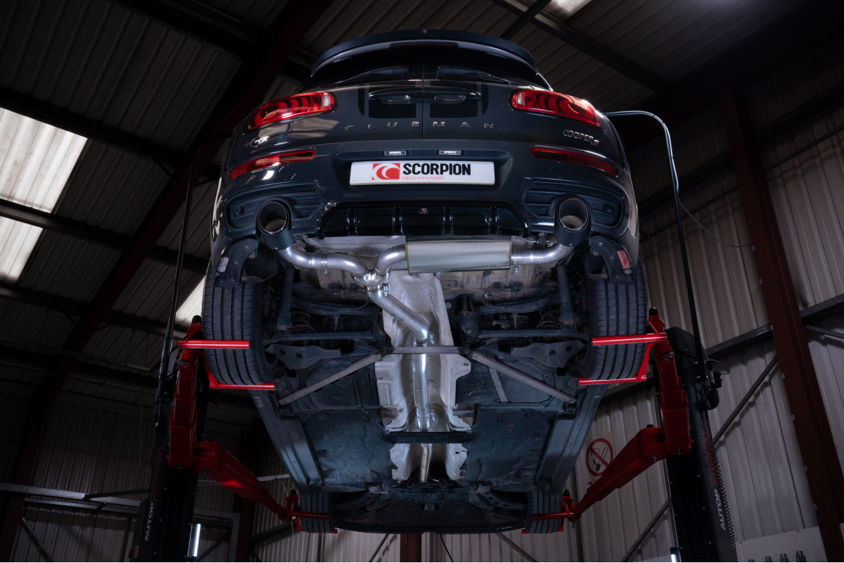 Scorpion Exhausts Cat-Back - Mini Clubman F54 Cooper S 15-18 Non-GPF Model (excl. JCW & All4) 2015-2018
