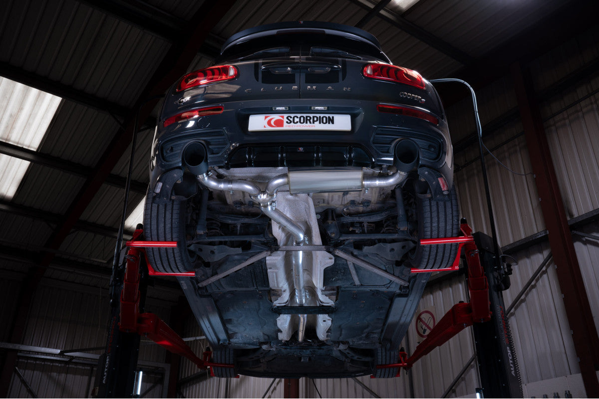 Scorpion Exhausts Cat-Back - Mini Clubman F54 Cooper S 15-18 Non-GPF Model (excl. JCW & All4) 2015-2018