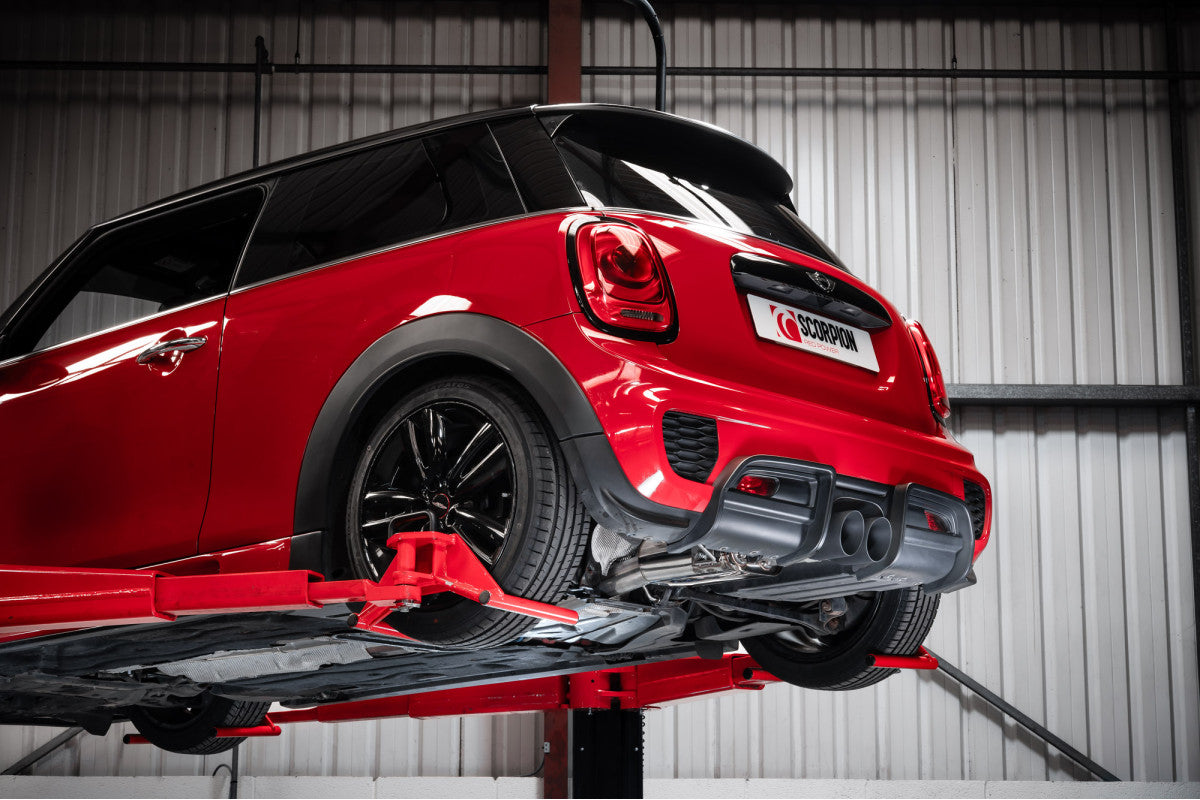 Scorpion Exhausts TunR Cat-Back - Mini Cooper S F56 (Inc JCW) Challenge & TunR (UK and EU Only) Non-GPF Model 2014-2018