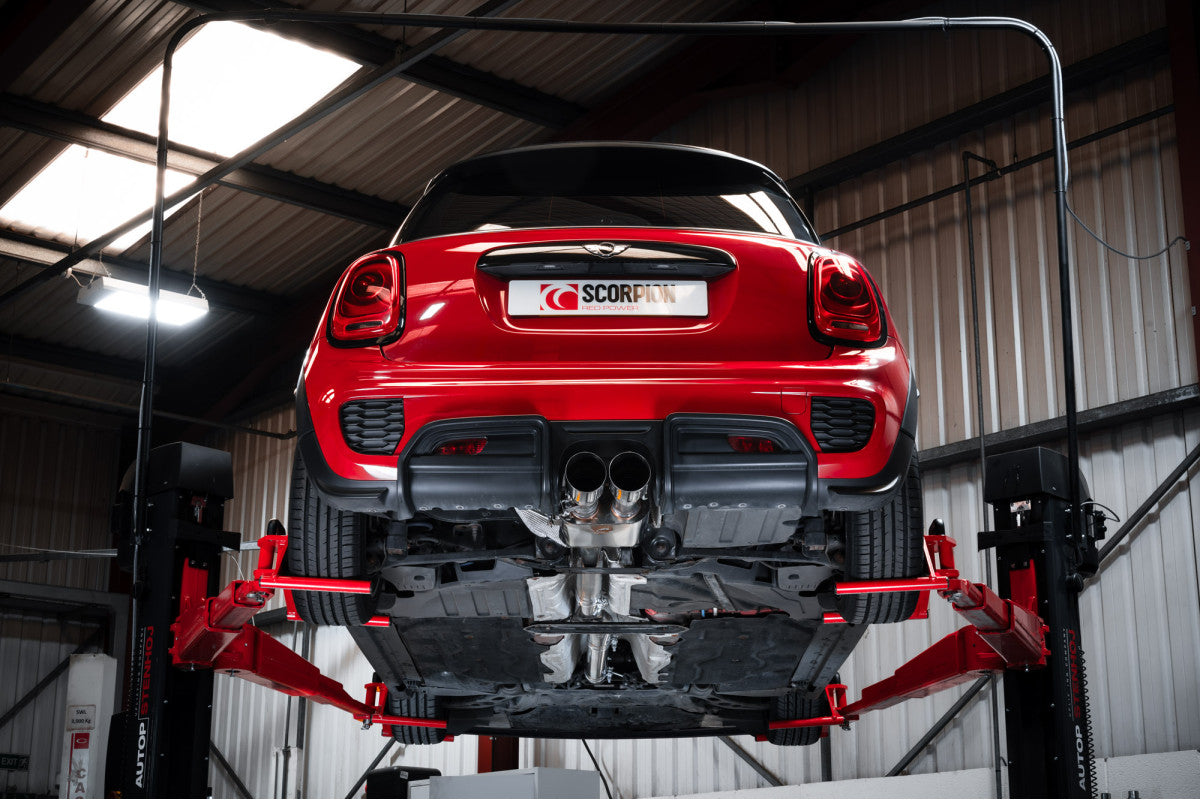Scorpion Exhausts TunR Cat-Back - Mini Cooper S F56 (Inc JCW) Challenge & TunR (UK and EU Only) Non-GPF Model 2014-2018
